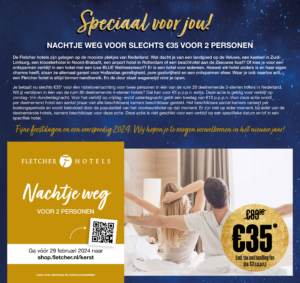 Waardecheque Fletcher Hotels