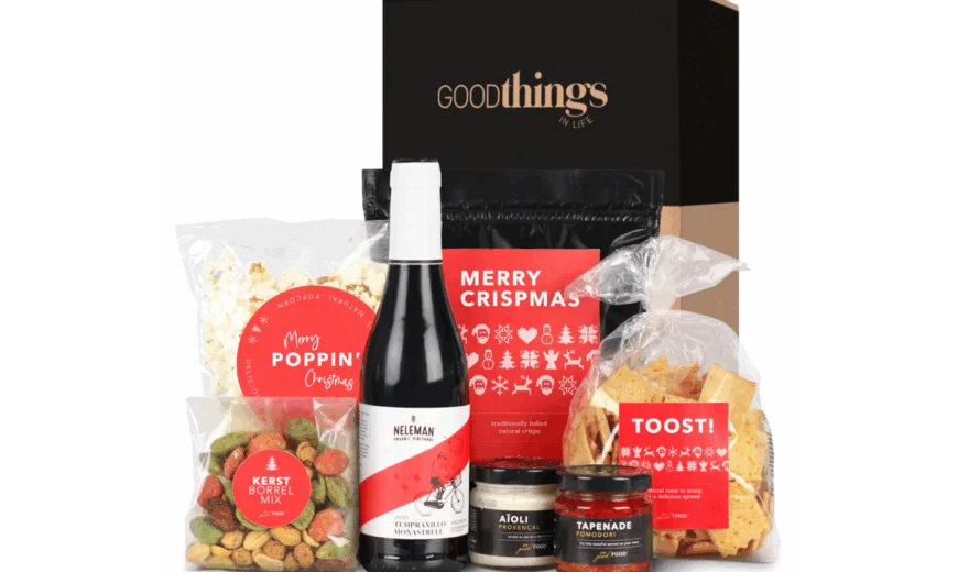 Kerstborrel met wijn